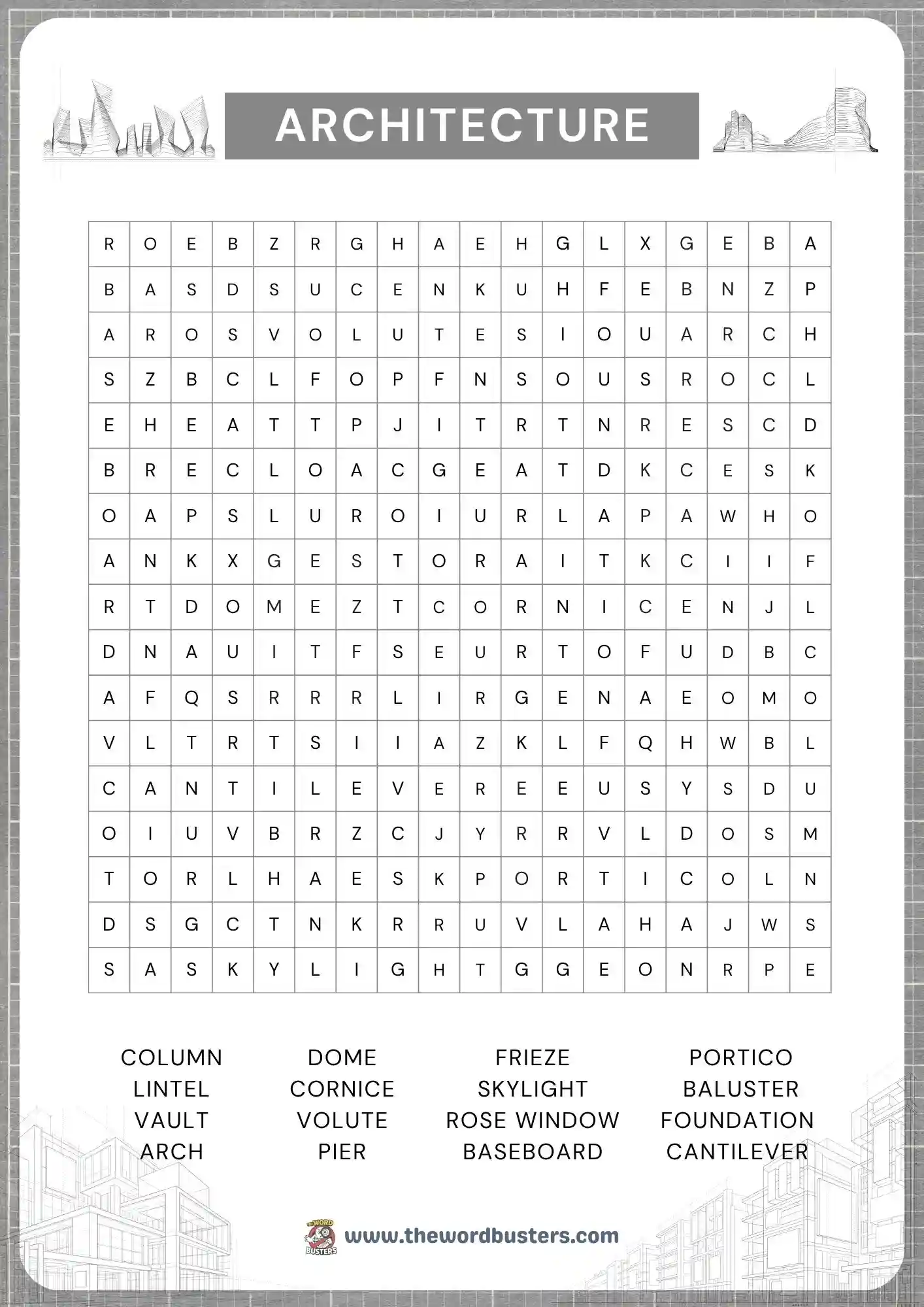 word search printable