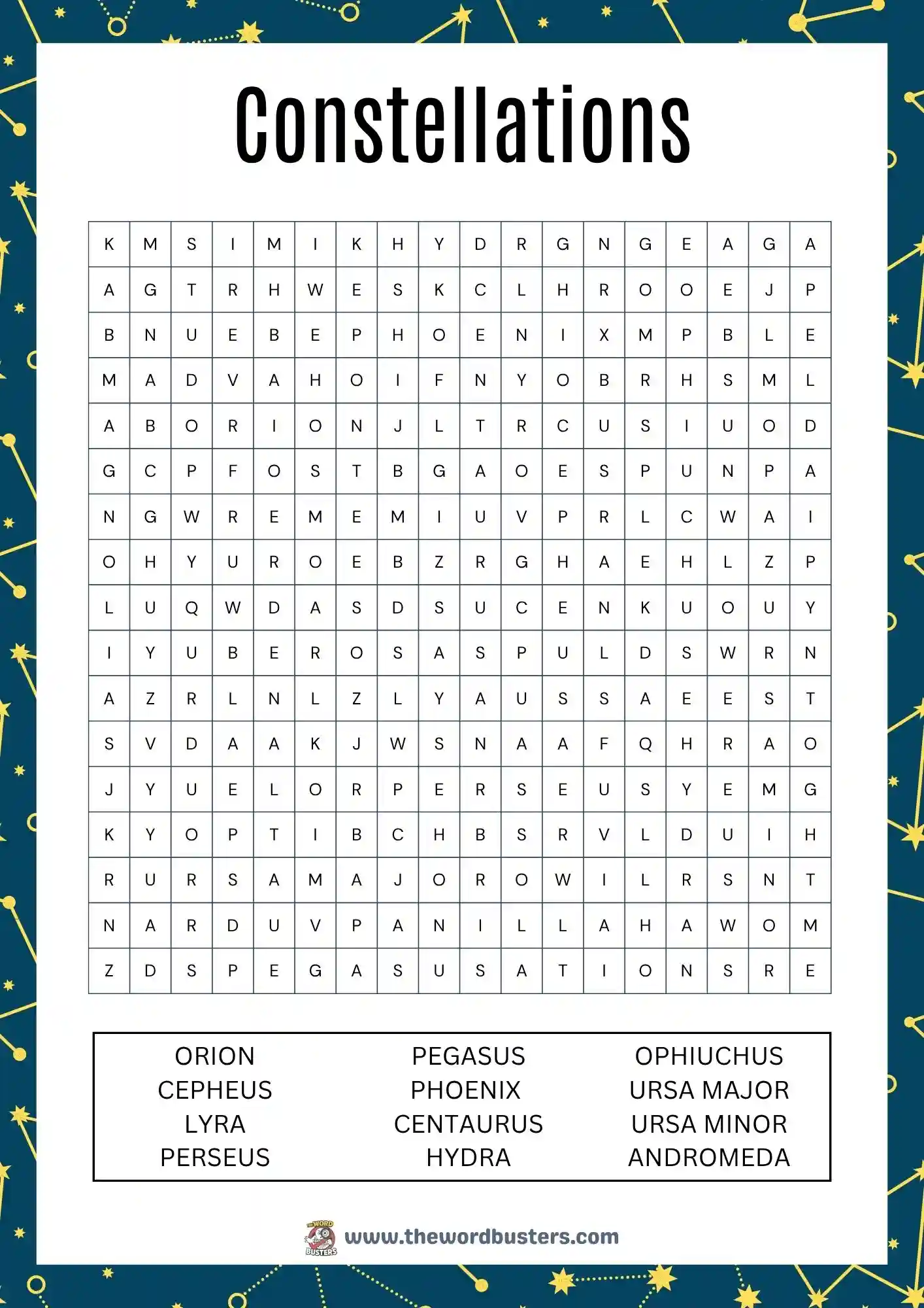 printable word search puzzles