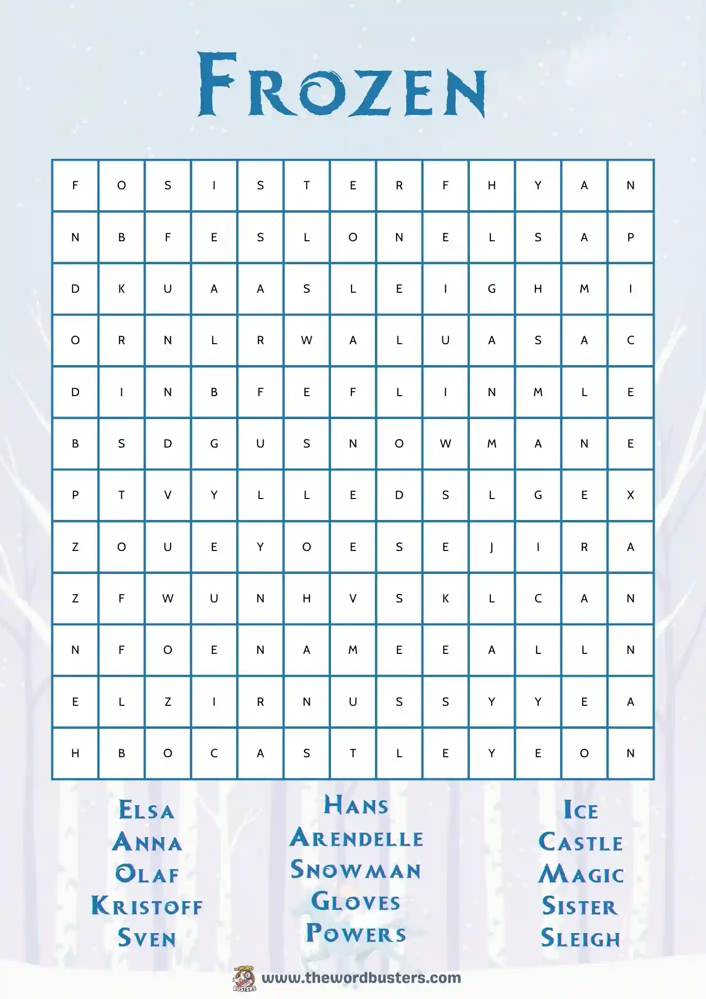 word search printable pdf