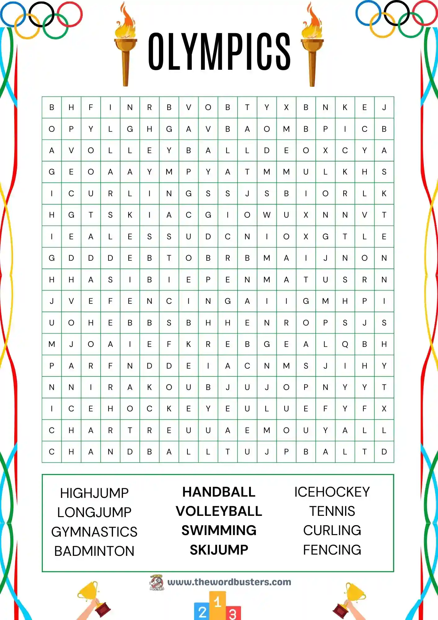 free print word searches
