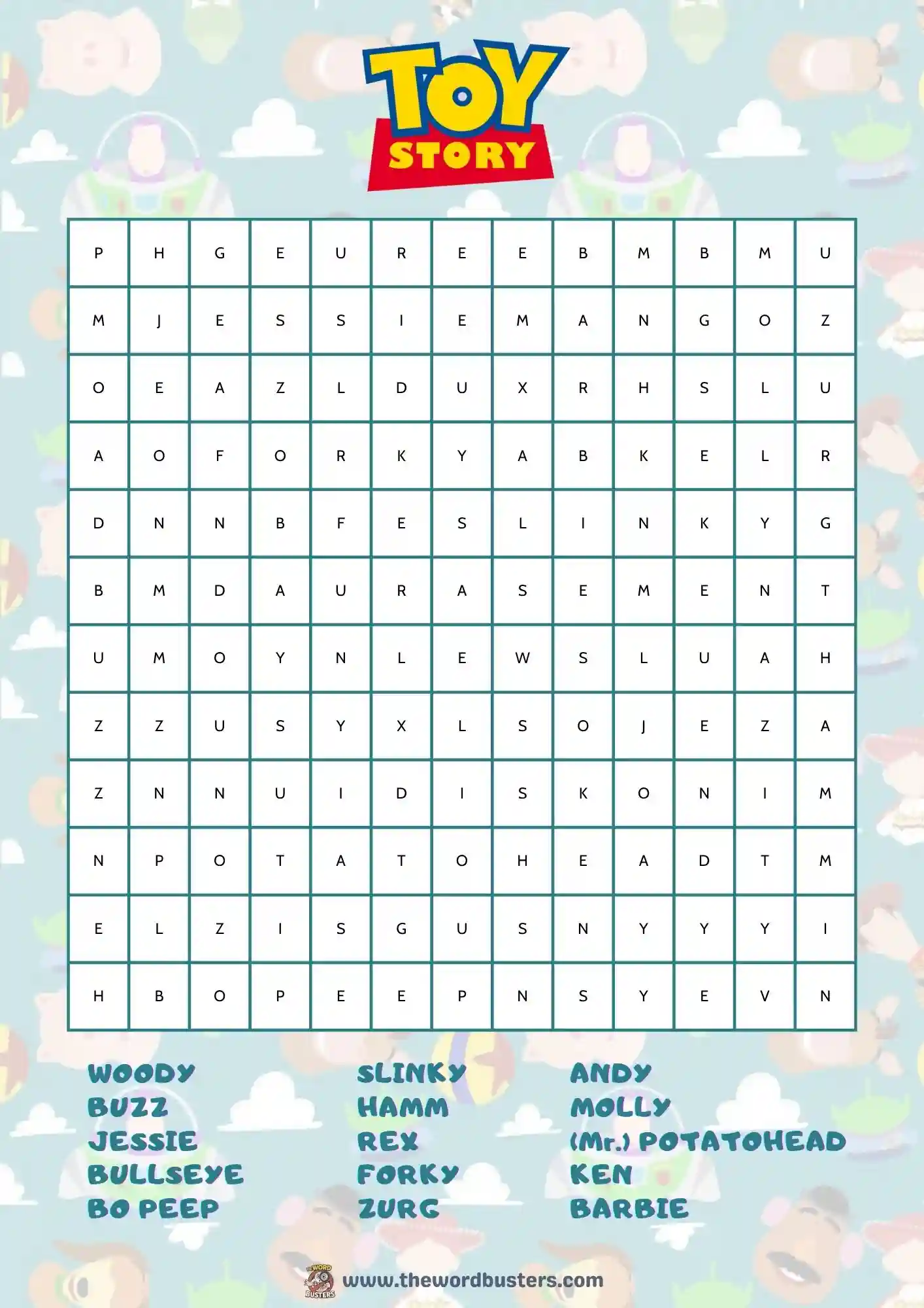 free printable word searches